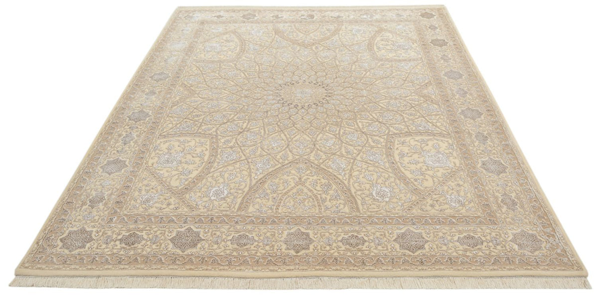 Tappeto orientale - 252 x 207 cm - beige scuro