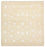 Tappeto orientale quadrato  - 255 x 250 cm - beige chiaro