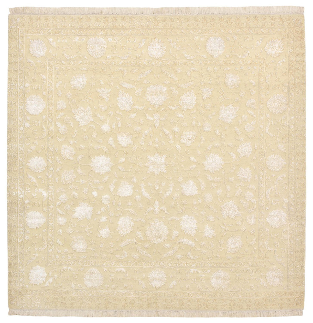 Tappeto orientale quadrato - 204 x 202 cm - beige chiaro