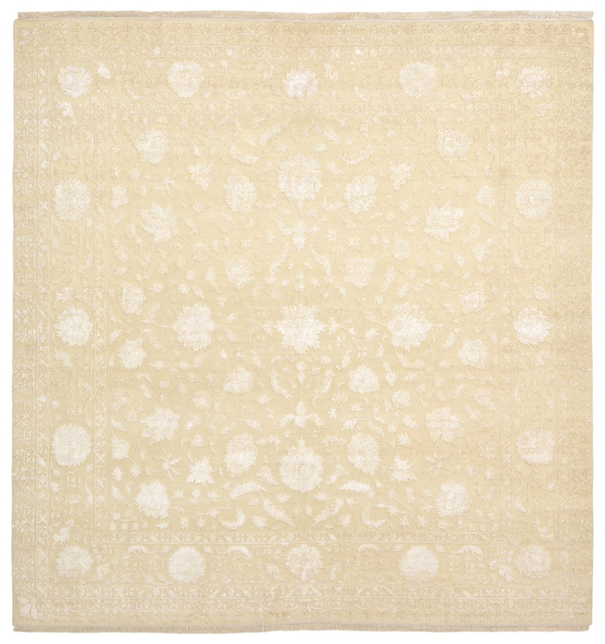 Tappeto orientale quadrato  - 309 x 301 cm - beige chiaro