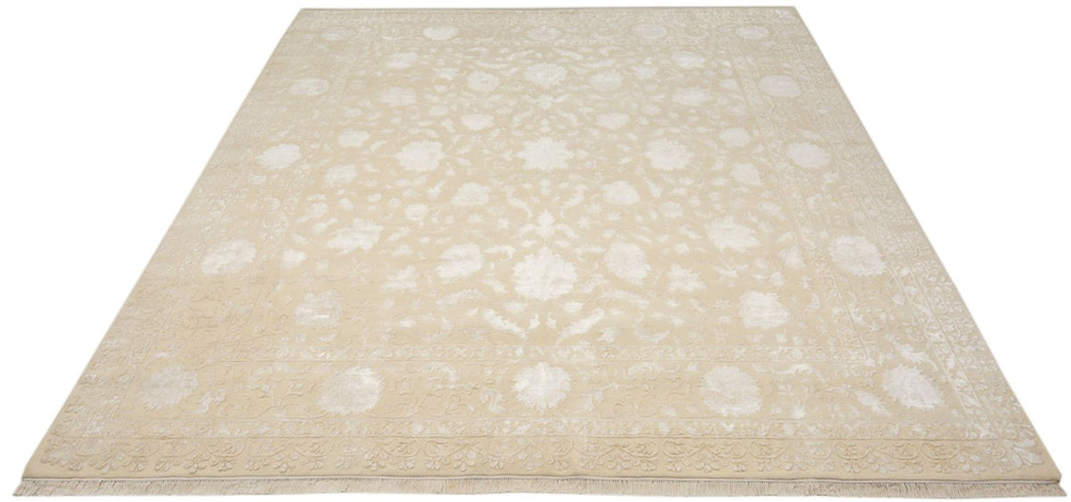 Tappeto orientale quadrato  - 309 x 301 cm - beige chiaro