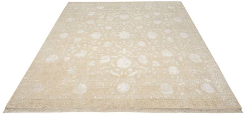 Tappeto orientale quadrato  - 309 x 301 cm - beige chiaro