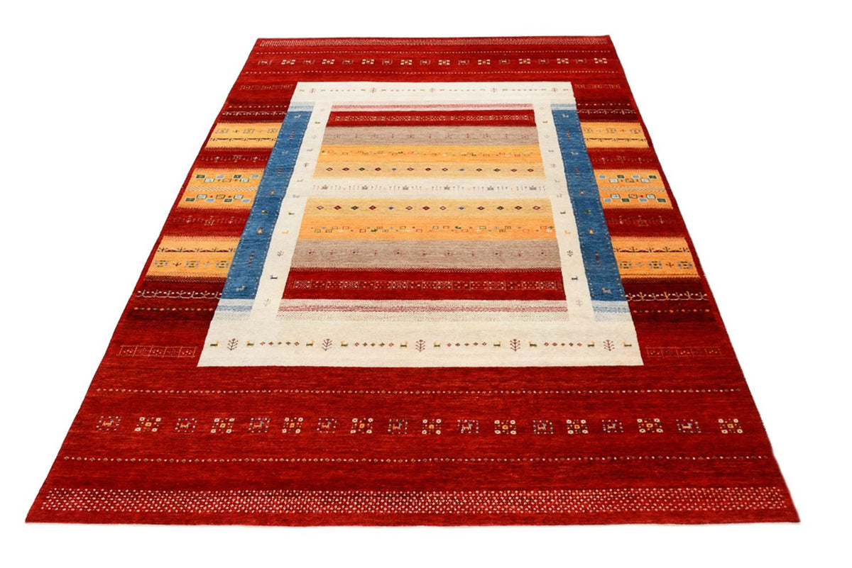 Tappeto Gabbeh - Loribaft Indus quadrato  - 251 x 248 cm - multicolore