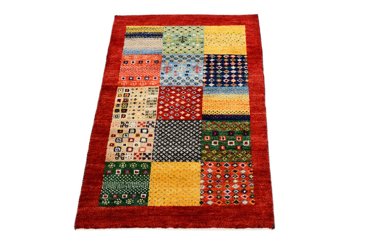 Tappeto Gabbeh - Loribaft Indus - 89 x 64 cm - multicolore