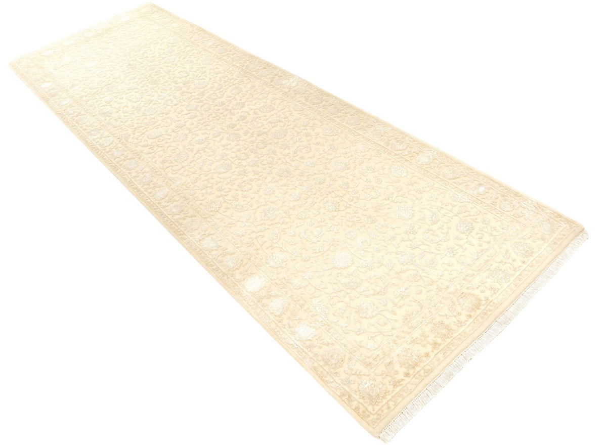 Tappeto corsia Tappeto orientale - 301 x 107 cm - beige chiaro