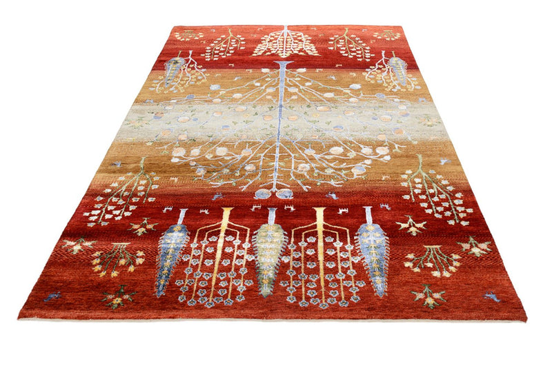 Tappeto Gabbeh - Loribaft Indus - 242 x 177 cm - multicolore