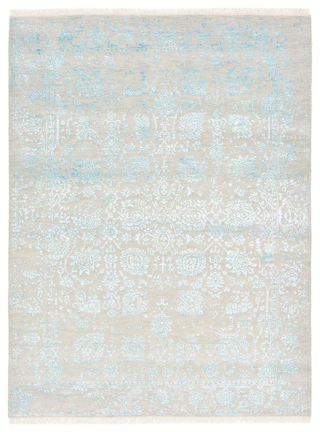 Tappeto di design - 194 x 149 cm - grigio chiaro
