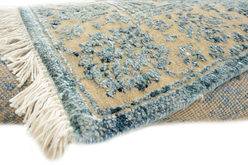 Tappeto corsia Tappeto di design - 291 x 79 cm - blu chiaro