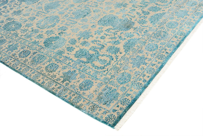 Tappeto di design - 301 x 203 cm - blu chiaro