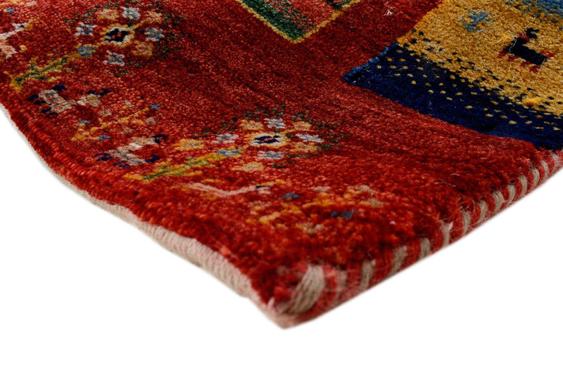 Tappeto Gabbeh - Loribaft Indus - 204 x 150 cm - multicolore