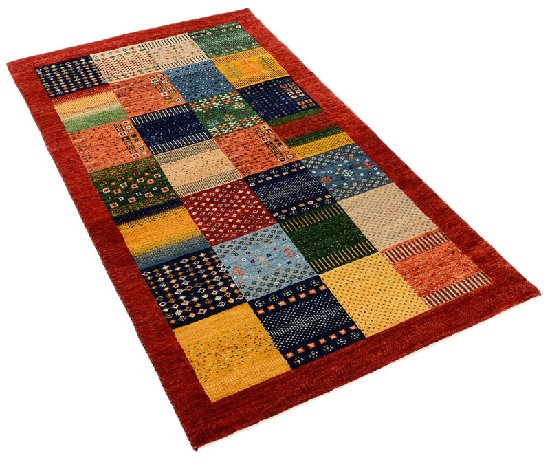 Tappeto Gabbeh - Loribaft Indus - 162 x 91 cm - multicolore