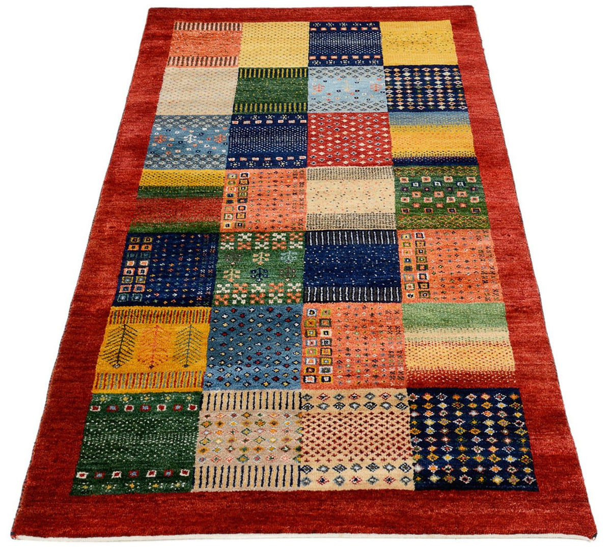 Tappeto Gabbeh - Loribaft Indus - 162 x 91 cm - multicolore