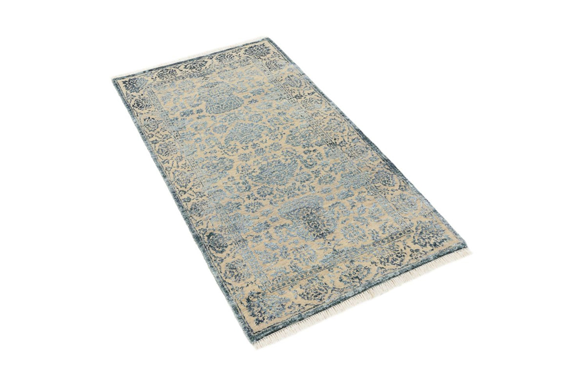 Tappeto di design - 134 x 70 cm - grigio chiaro