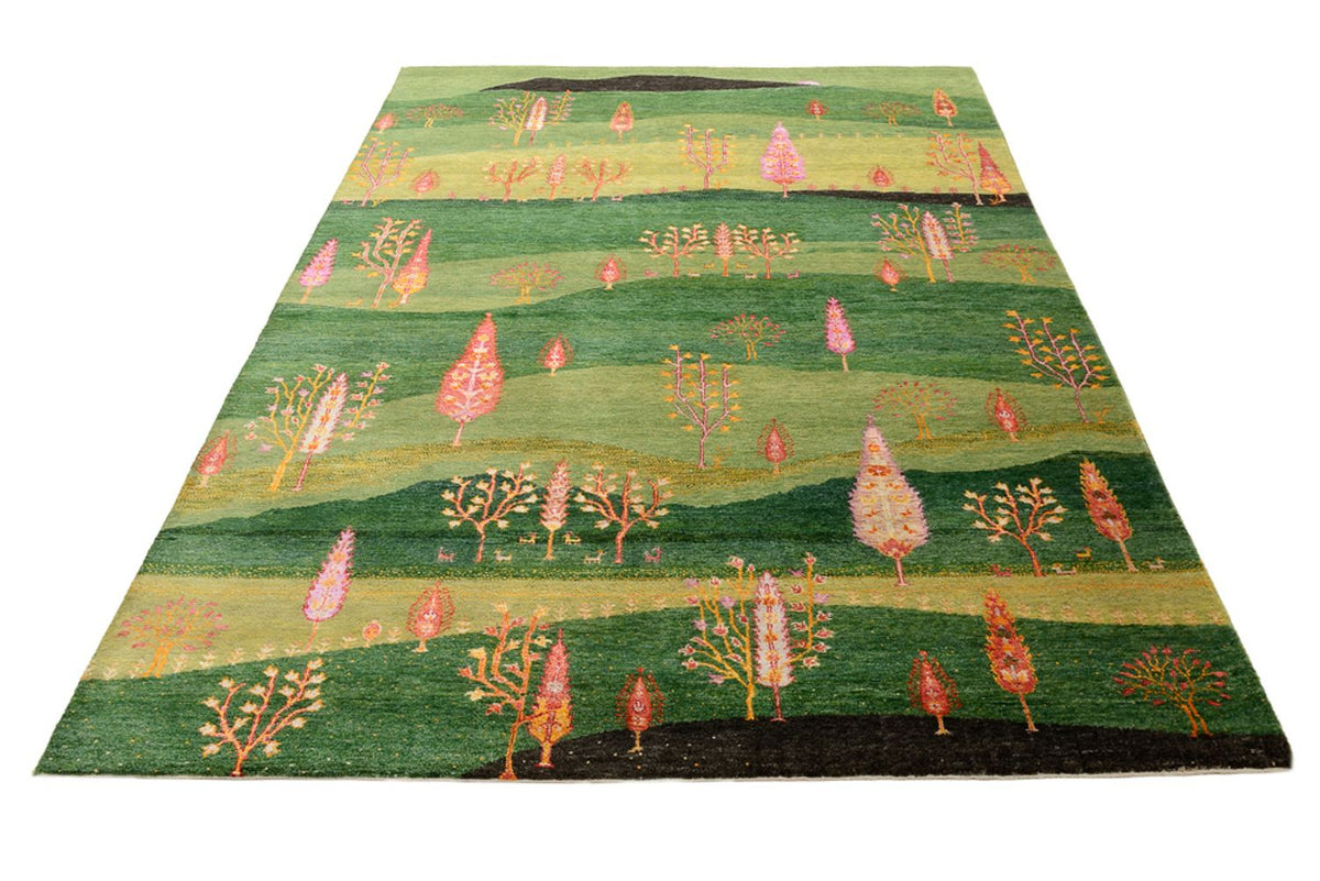 Tappeto Gabbeh - Loribaft Indus - 247 x 172 cm - verde