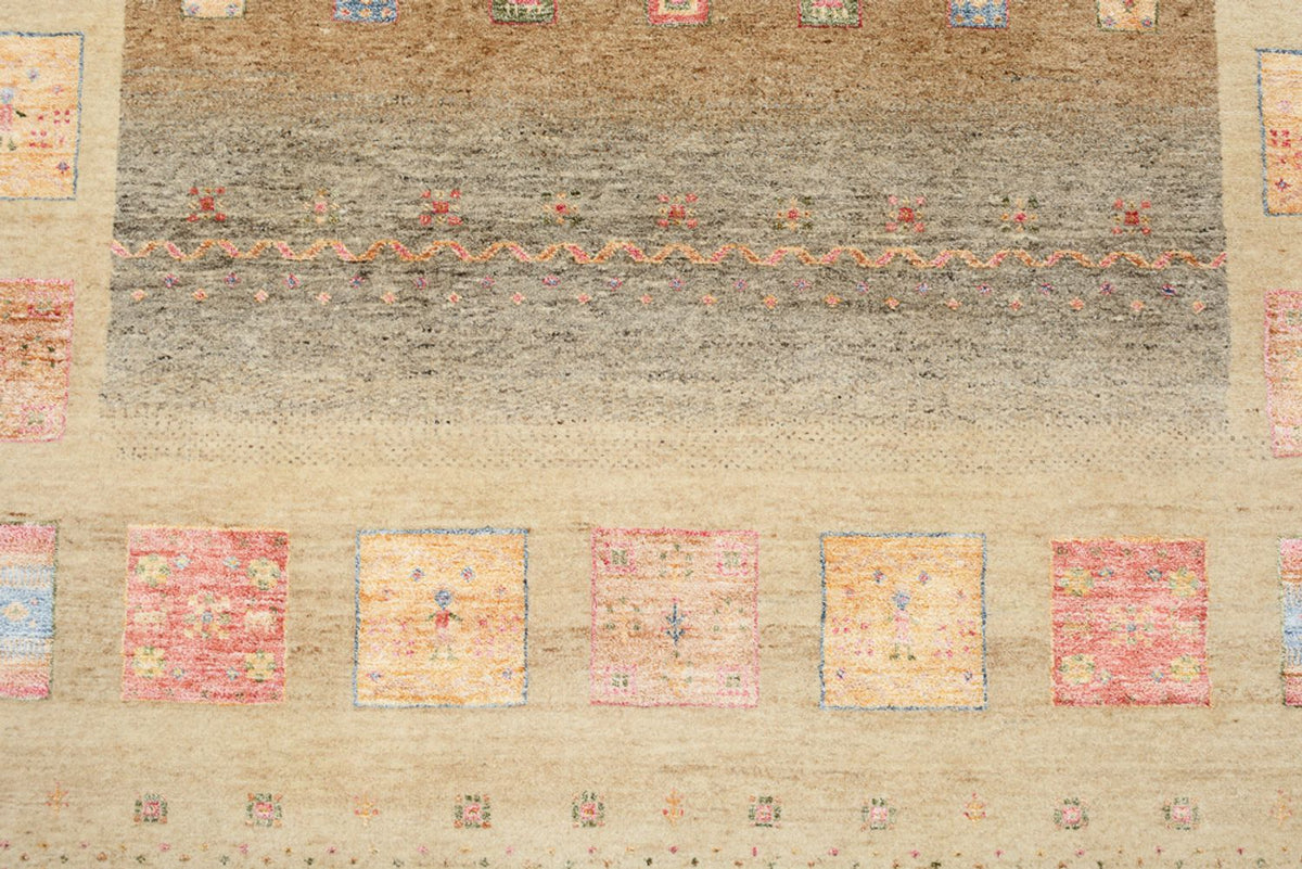 Tappeto Gabbeh - Loribaft Indus - 255 x 173 cm - beige scuro