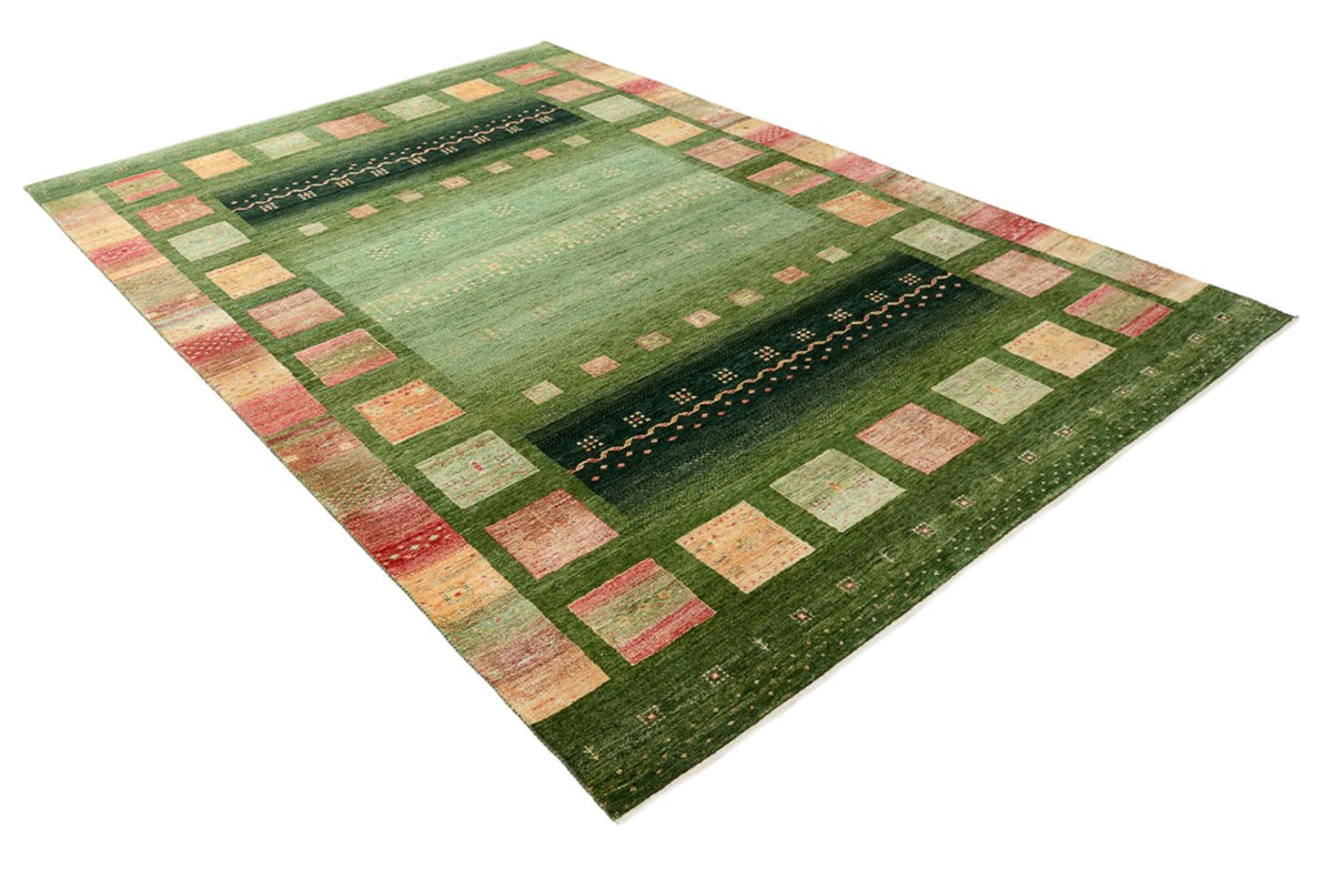 Tappeto Gabbeh - Loribaft Indus - 308 x 205 cm - verde