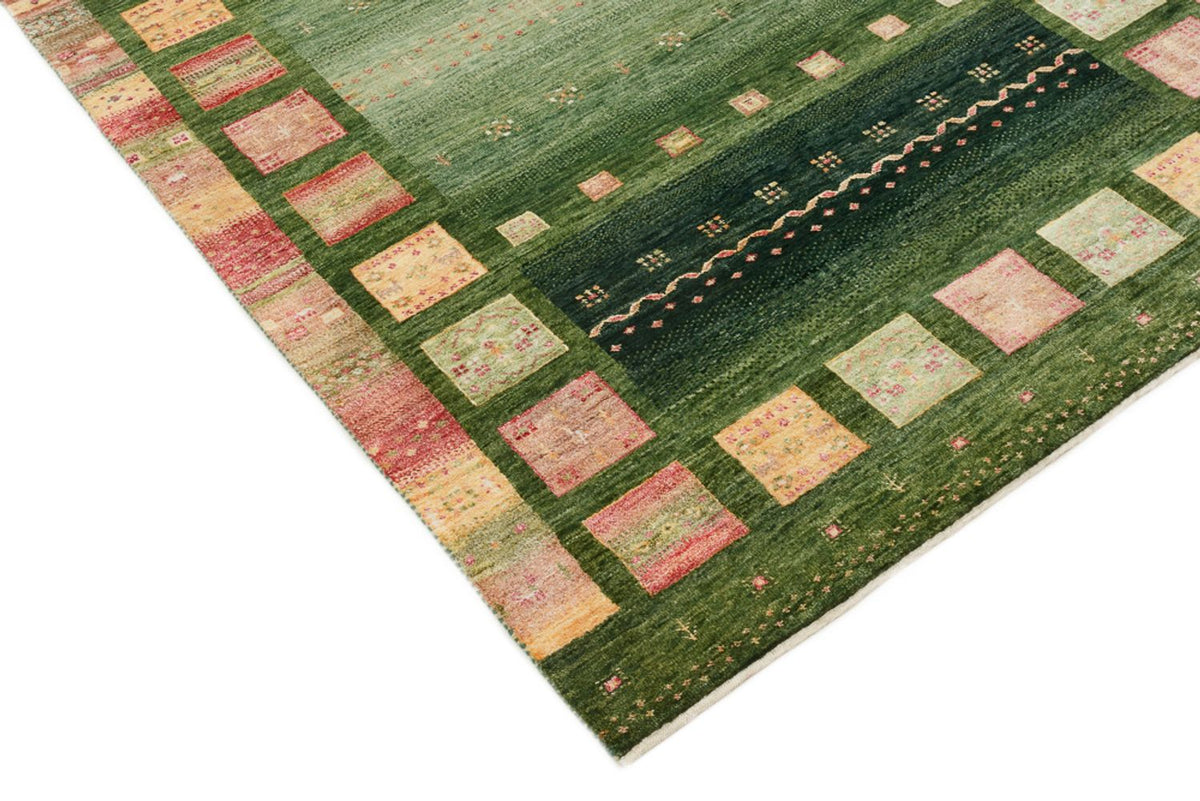 Tappeto Gabbeh - Loribaft Indus - 183 x 127 cm - verde