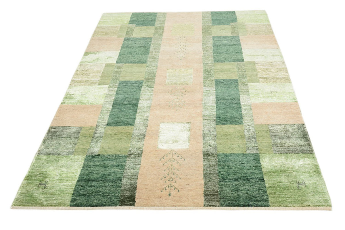 Tappeto Gabbeh - Loribaft Indus - 204 x 150 cm - verde