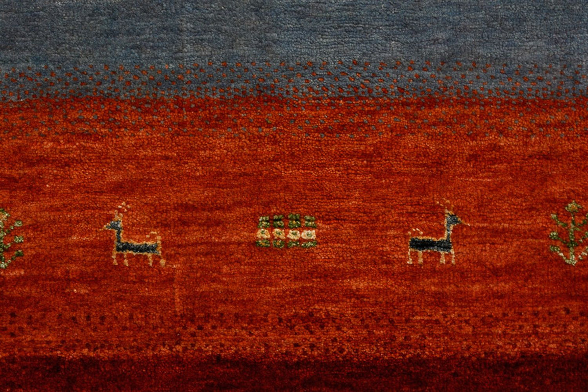 Tappeto Gabbeh - Loribaft Indus - 302 x 206 cm - rosso