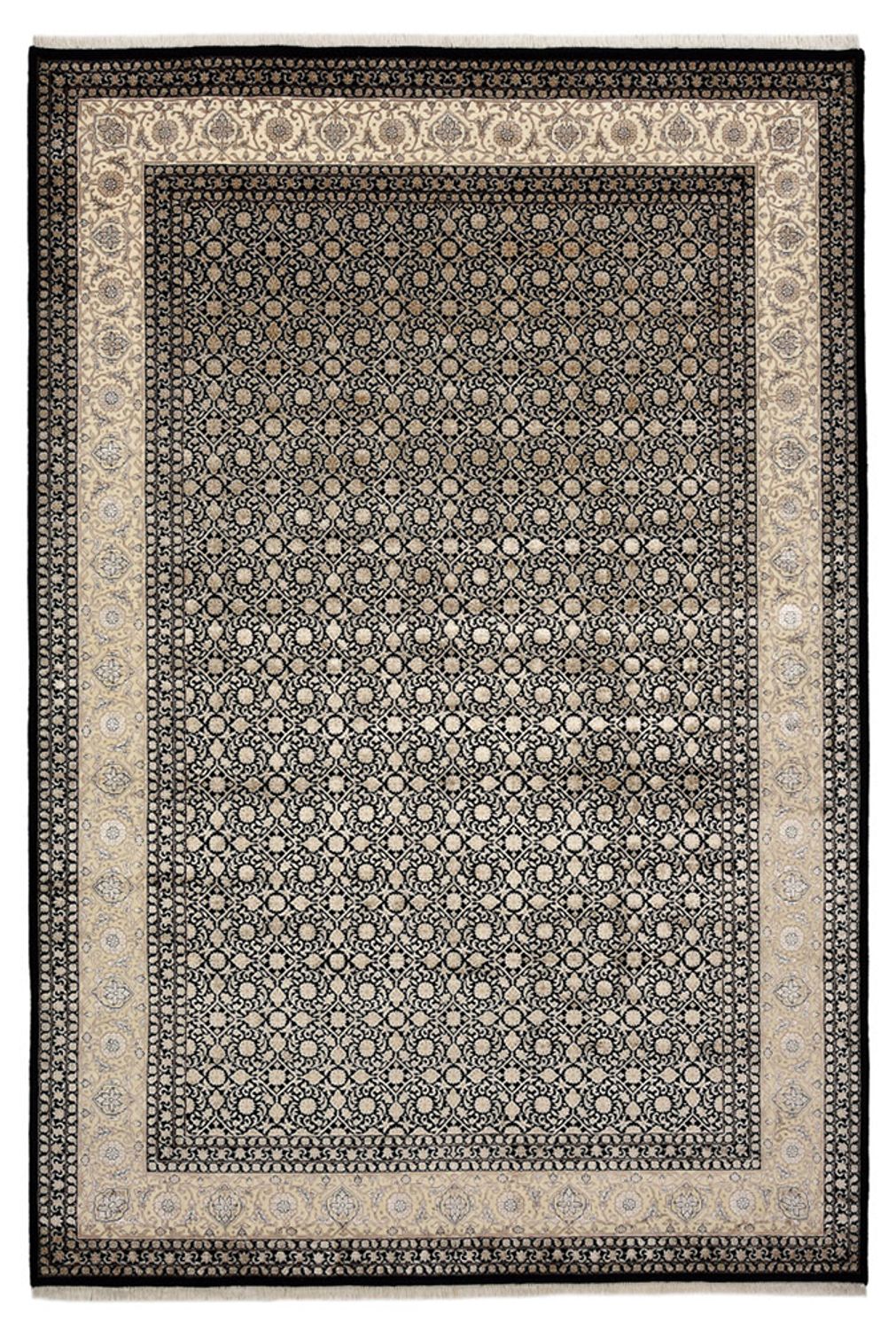 Tappeto orientale - Bidjar - Indo - 301 x 203 cm - beige scuro
