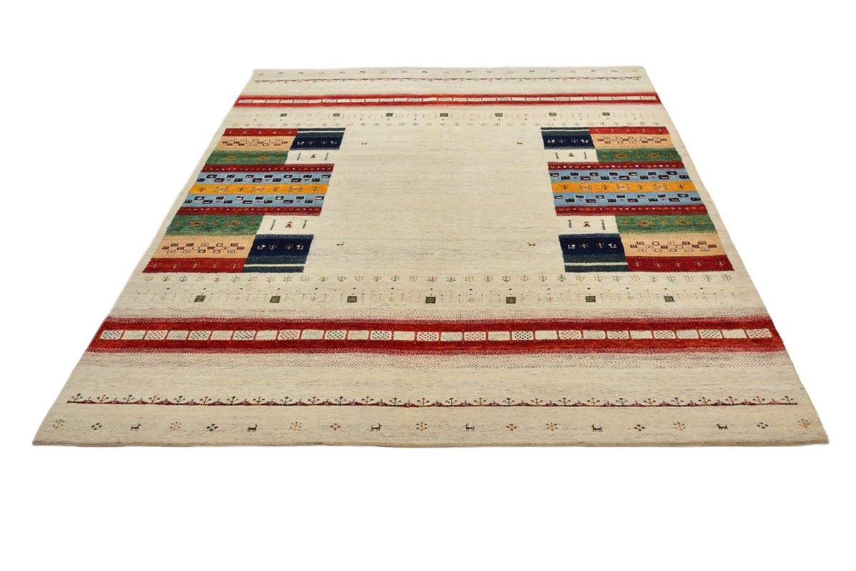 Tappeto Gabbeh - Loribaft Indus - 298 x 249 cm - beige chiaro