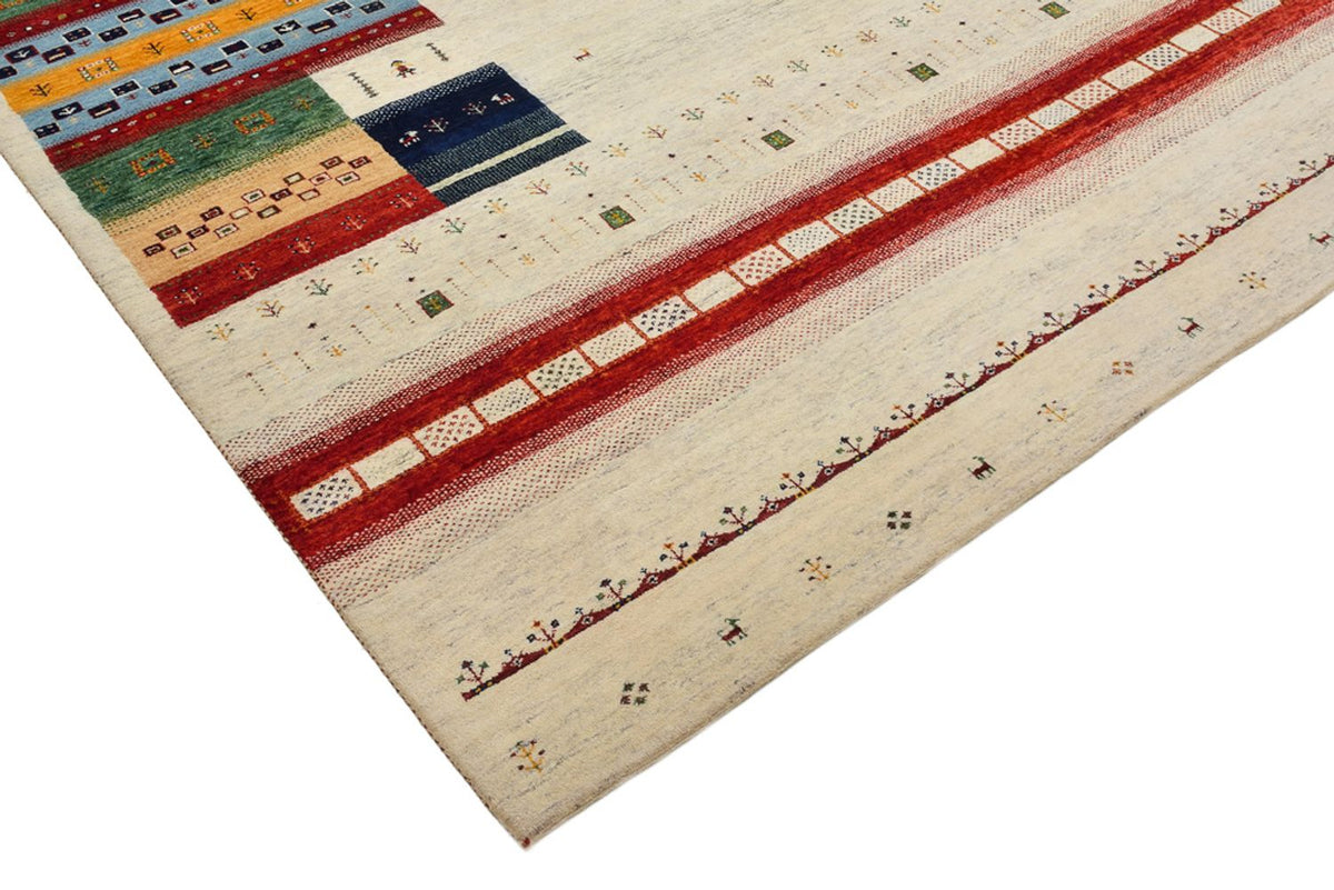Tappeto Gabbeh - Loribaft Indus - 298 x 249 cm - beige chiaro