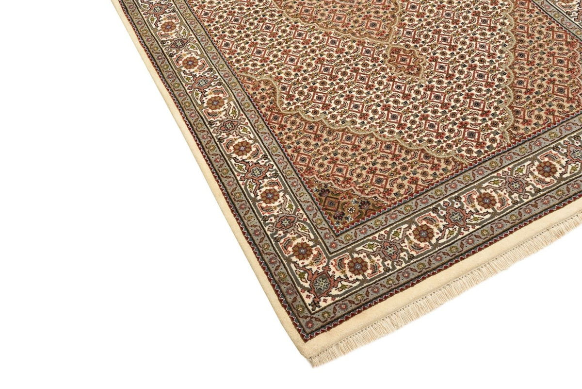 Tappeto orientale - Tabriz - 177 x 125 cm - beige scuro
