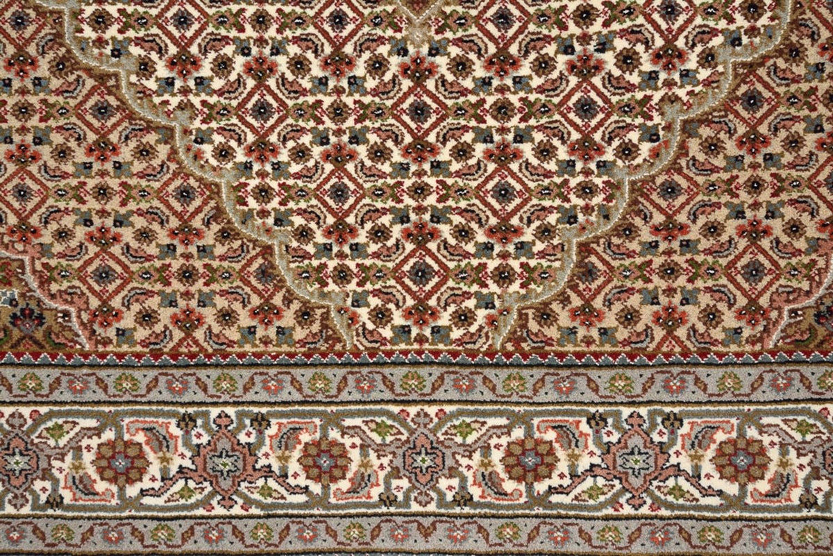 Tappeto orientale - Tabriz - 177 x 125 cm - beige scuro
