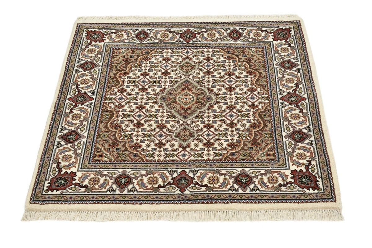 Tappeto orientale - Tabriz - 92 x 89 cm - crema