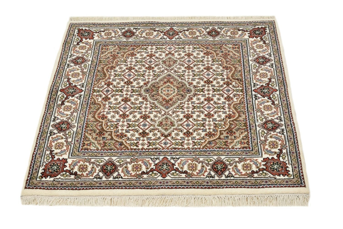 Tappeto orientale - Tabriz - 92 x 89 cm - crema
