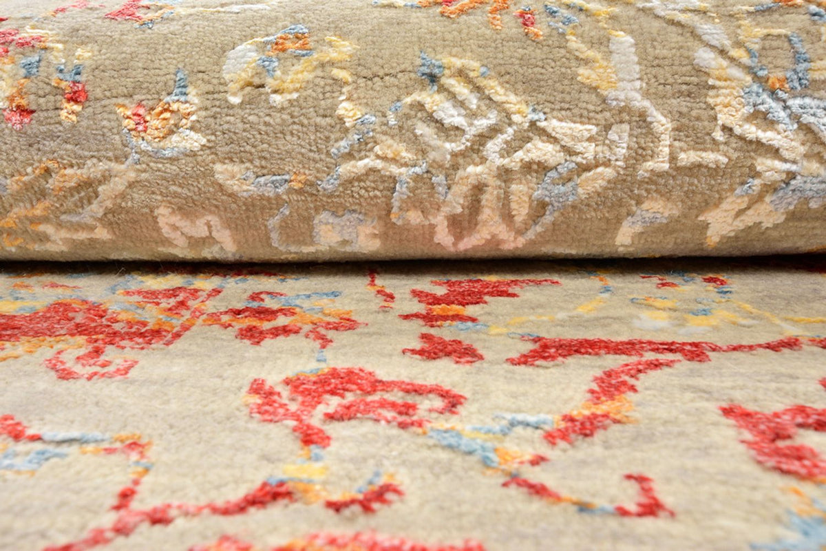 Tappeto di design rotondo  - 204 x 202 cm - sabbia