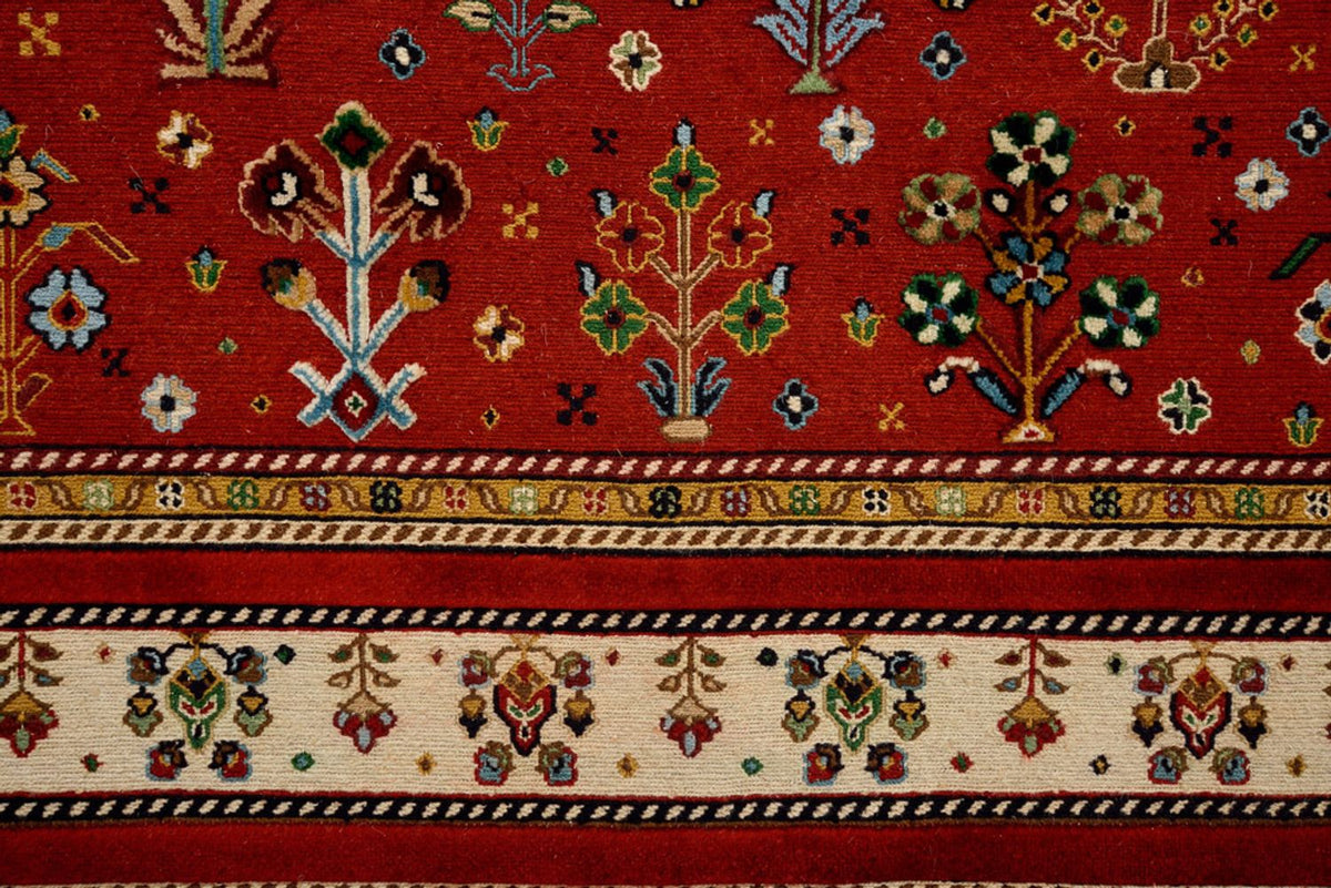 Tappeto orientale - 245 x 176 cm - rosso