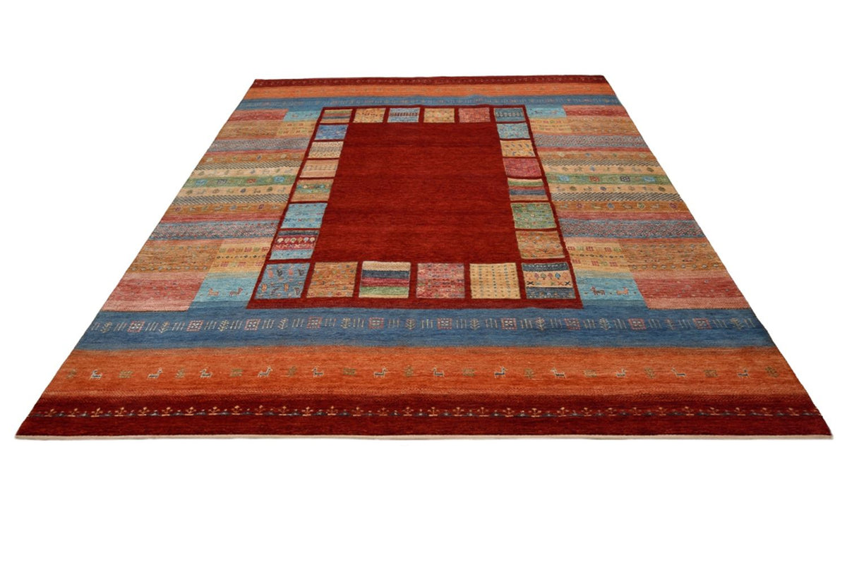 Tappeto Gabbeh - Loribaft Indus - 302 x 253 cm - rosso