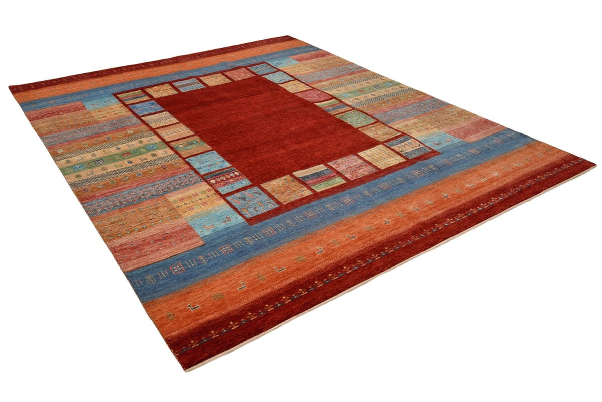 Tappeto Gabbeh - Loribaft Indus - 302 x 253 cm - rosso