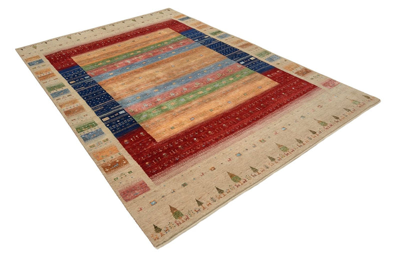 Tappeto Gabbeh - Loribaft Indus - 300 x 206 cm - multicolore