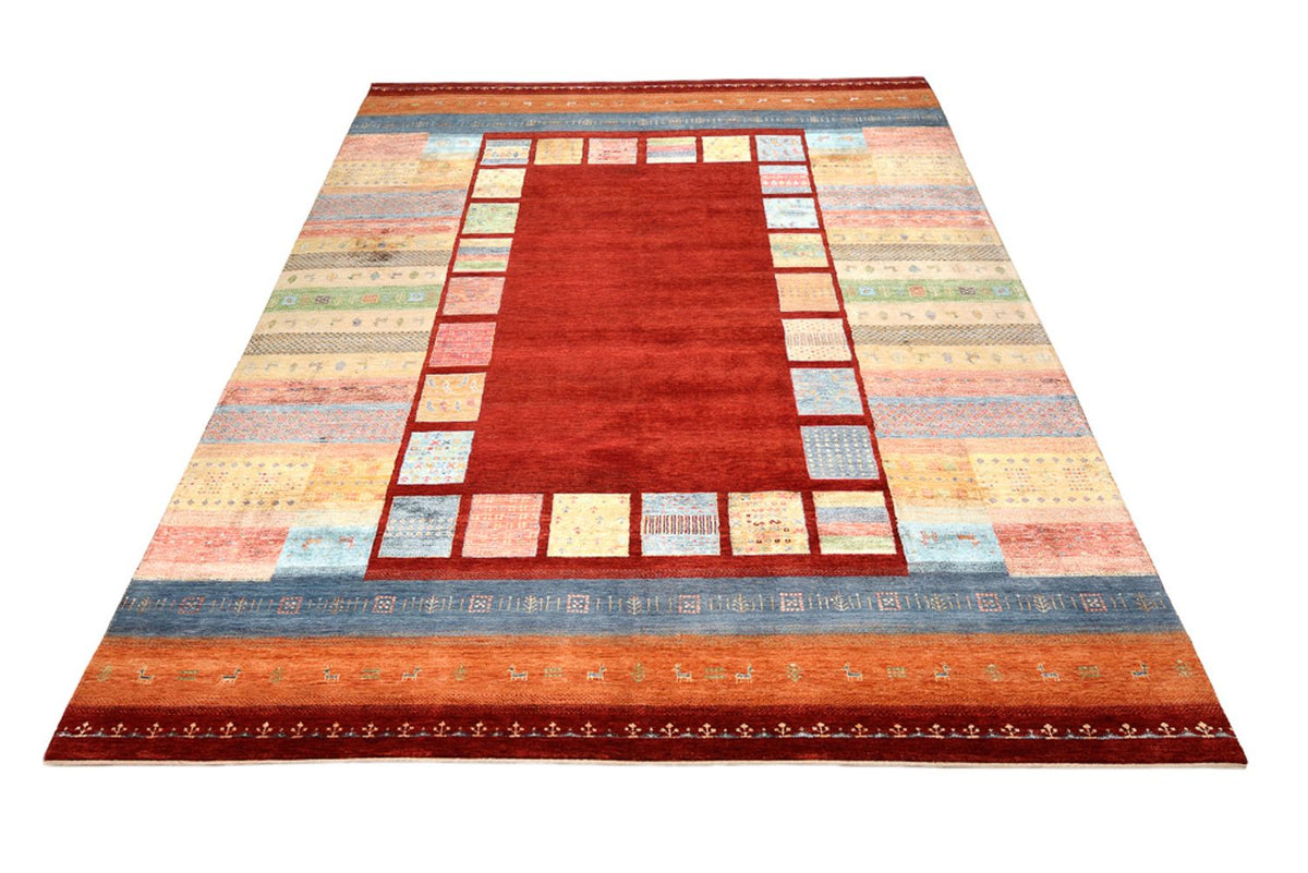 Tappeto Gabbeh - Loribaft Indus - 342 x 253 cm - rosso