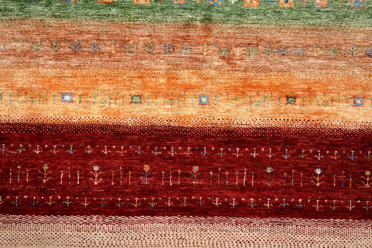 Tappeto Gabbeh - Loribaft Indus - 300 x 251 cm - multicolore