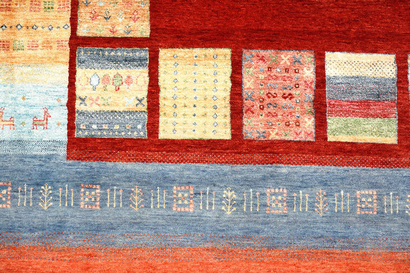 Tappeto Gabbeh - Loribaft Indus - 336 x 250 cm - rosso