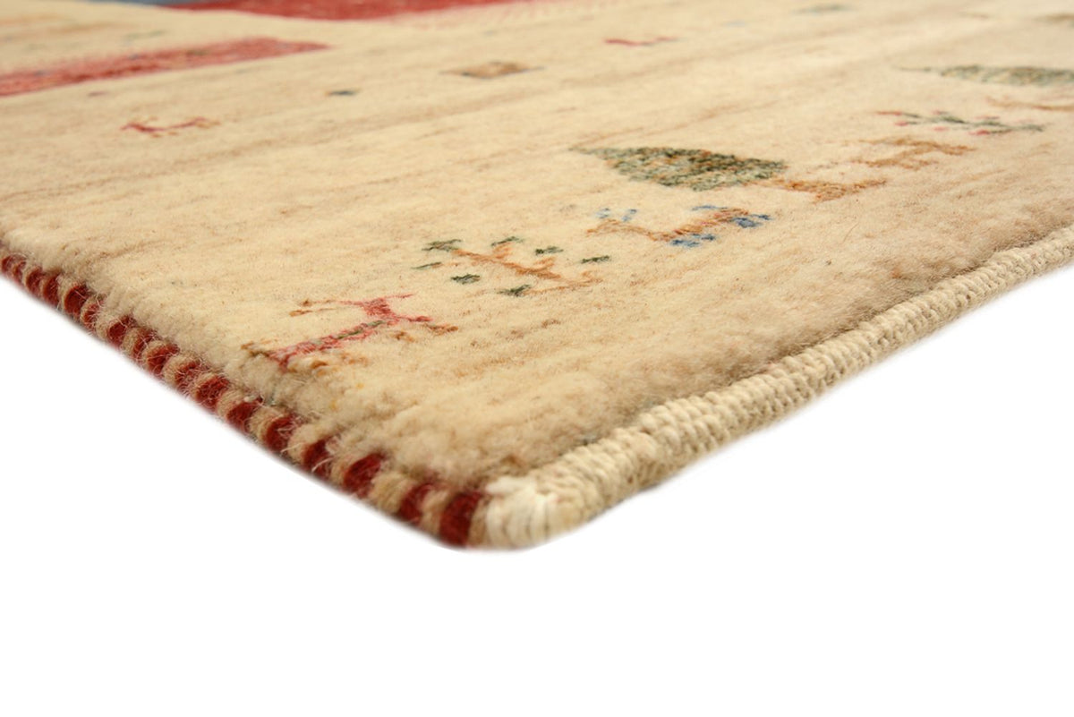 Tappeto Gabbeh - Loribaft Indus quadrato  - 253 x 246 cm - multicolore