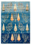 Tappeto Gabbeh - Loribaft Indus - 247 x 173 cm - blu mare