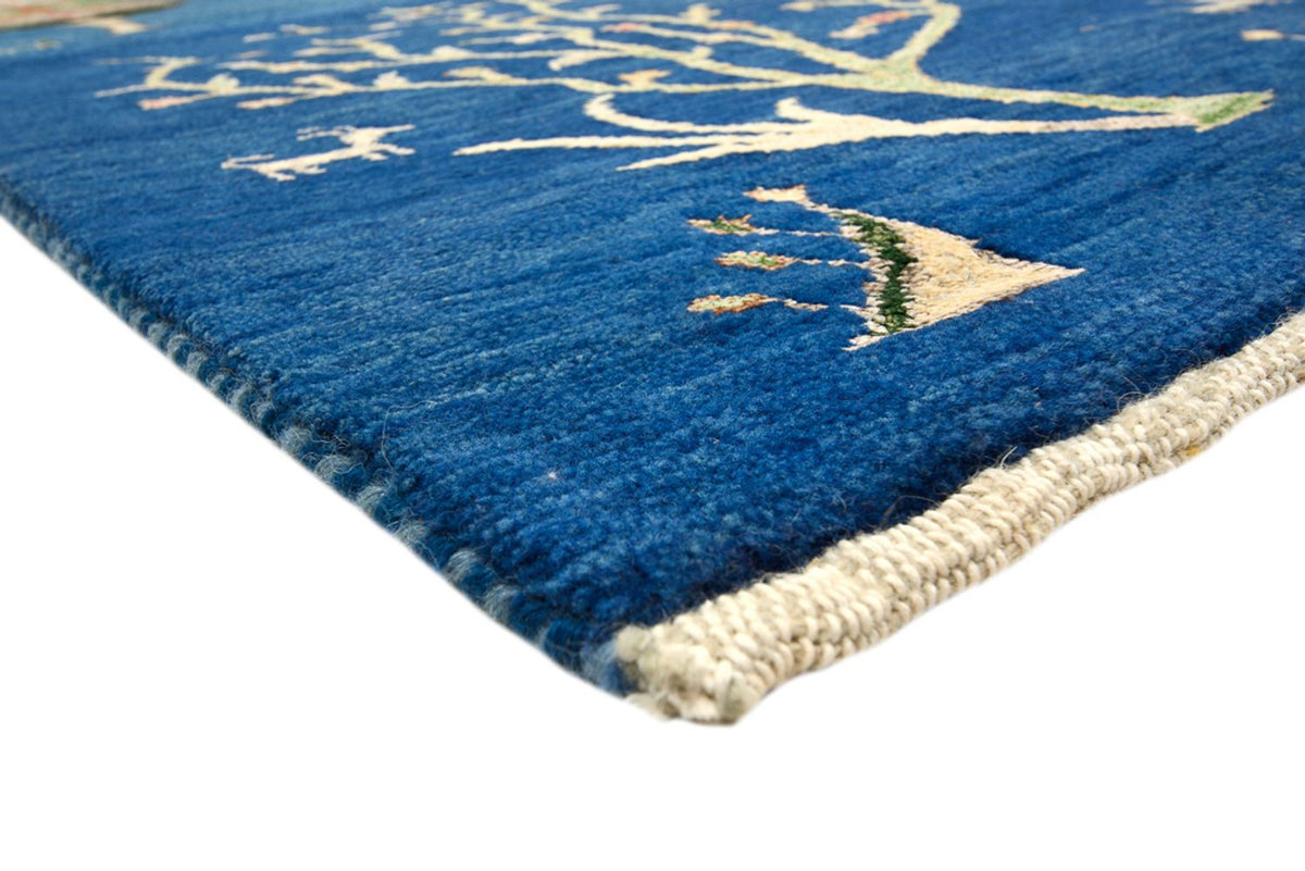 Tappeto Gabbeh - Loribaft Indus - 247 x 173 cm - blu mare