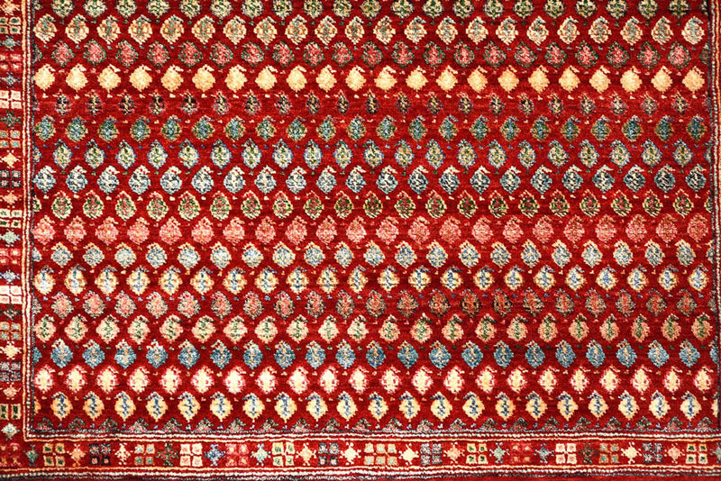 Tappeto di design - 155 x 97 cm - rosso bordeaux