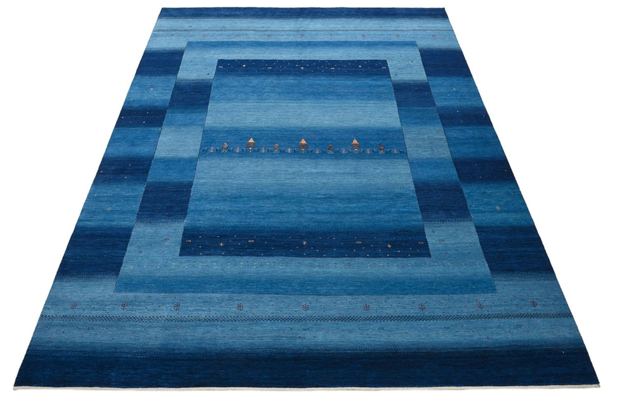 Tappeto Gabbeh - Loribaft Indus - 345 x 247 cm - blu mare