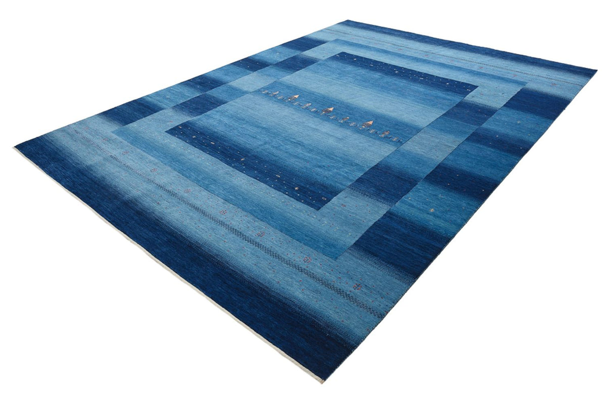 Tappeto Gabbeh - Loribaft Indus - 345 x 247 cm - blu mare