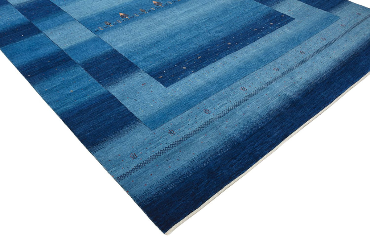 Tappeto Gabbeh - Loribaft Indus - 345 x 247 cm - blu mare