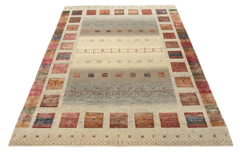 Tappeto Gabbeh - Loribaft Indus - 205 x 157 cm - beige scuro