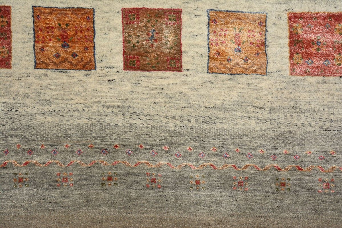 Tappeto Gabbeh - Loribaft Indus - 205 x 157 cm - beige scuro