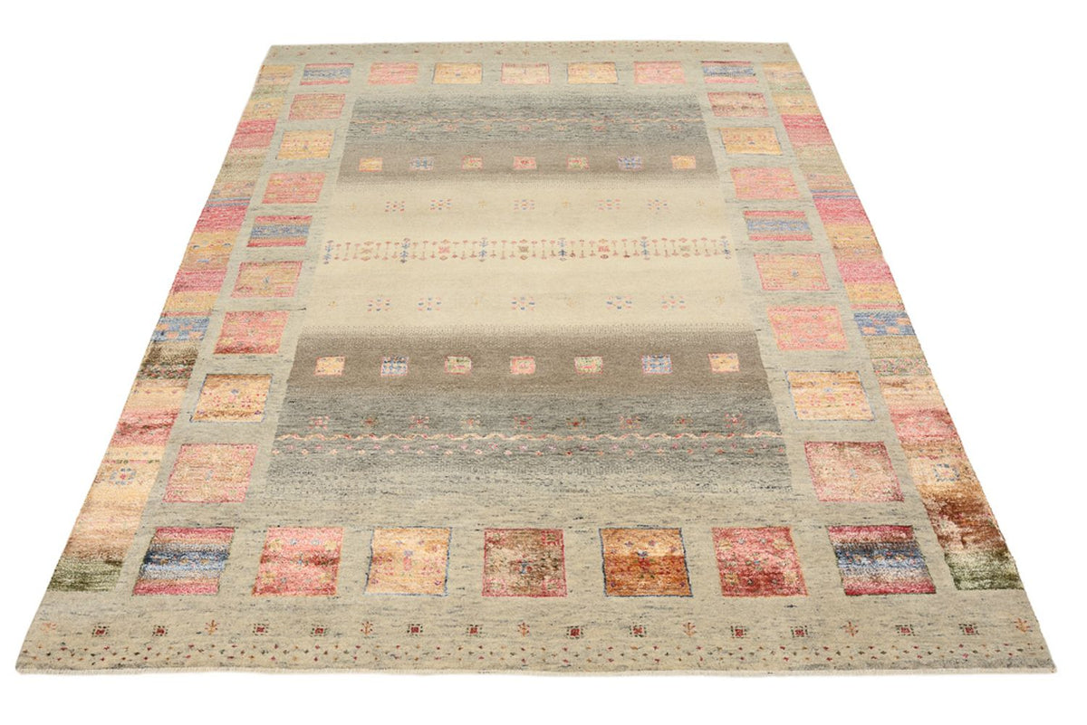 Tappeto Gabbeh - Loribaft Indus - 205 x 157 cm - beige scuro