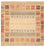Tappeto Gabbeh - Loribaft Indus quadrato  - 204 x 202 cm - beige chiaro