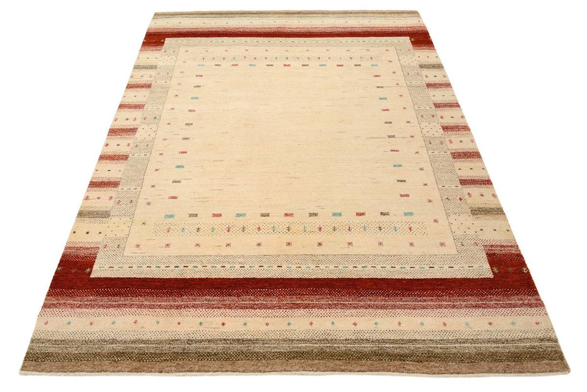 Tappeto Gabbeh - Loribaft Indus - 206 x 156 cm - beige chiaro